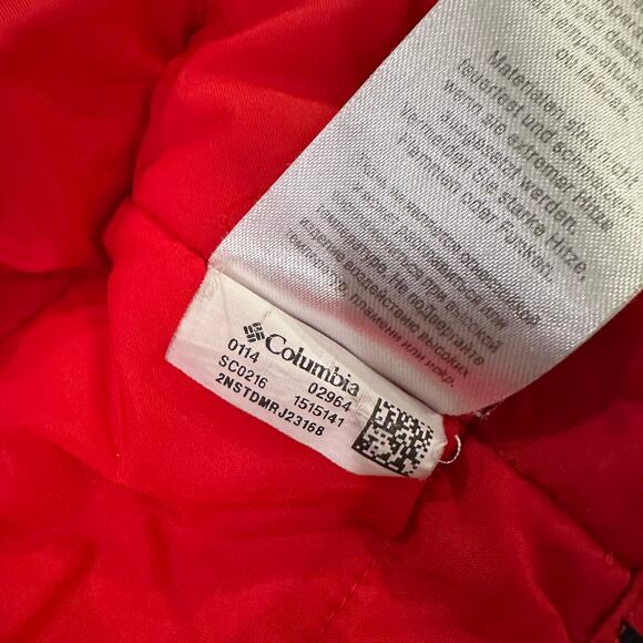 Columbia Baby boys 2T Winter Insulated Coat Ski Jacket Red Snow Outdoor Hooded - Picture 9 of 9